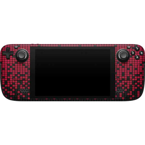 University of Oklahoma Sooners Red Digi Steam Deck Handheld Gaming Computer Skin