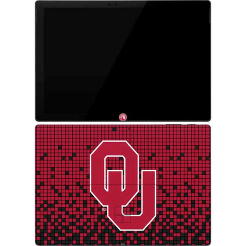 University of Oklahoma Sooners Red Digi Surface Pro 7 Skin