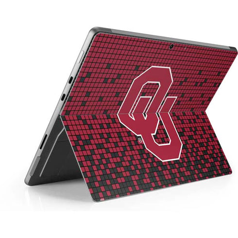 University of Oklahoma Sooners Red Digi Surface Pro 8 Skin