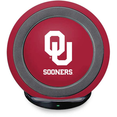 University of Oklahoma Sooners Red Fast Charge Wireless Charging Stand Skin