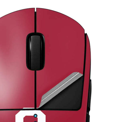 University of Oklahoma Sooners Red G Pro Wireless Gaming Mouse Skin