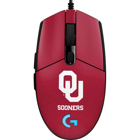University of Oklahoma Sooners Red G203 Prodigy RGB Wired Gaming Mouse Skin