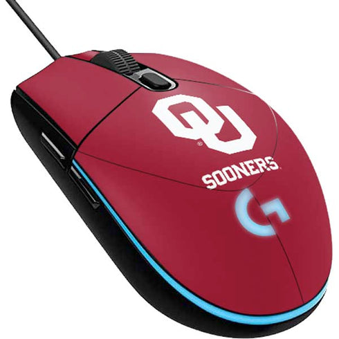 University of Oklahoma Sooners Red G203 Prodigy RGB Wired Gaming Mouse Skin