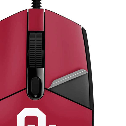 University of Oklahoma Sooners Red G203 Prodigy RGB Wired Gaming Mouse Skin