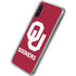 University of Oklahoma Sooners Red Galaxy A10e Clear Case