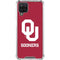 University of Oklahoma Sooners Red Galaxy A12 Clear Case