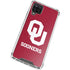 University of Oklahoma Sooners Red Galaxy A12 Clear Case