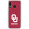 University of Oklahoma Sooners Red Galaxy A20 Clear Case