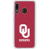 University of Oklahoma Sooners Red Galaxy A20 Clear Case
