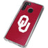 University of Oklahoma Sooners Red Galaxy A21 Clear Case