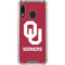 University of Oklahoma Sooners Red Galaxy A30 Clear Case