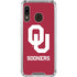 University of Oklahoma Sooners Red Galaxy A30 Clear Case
