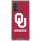 University of Oklahoma Sooners Red Galaxy A32 5G Clear Case