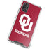University of Oklahoma Sooners Red Galaxy A32 5G Clear Case