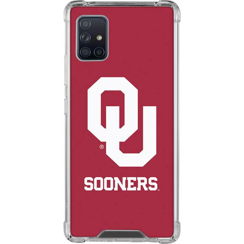 University of Oklahoma Sooners Red Galaxy A51 5G Clear Case
