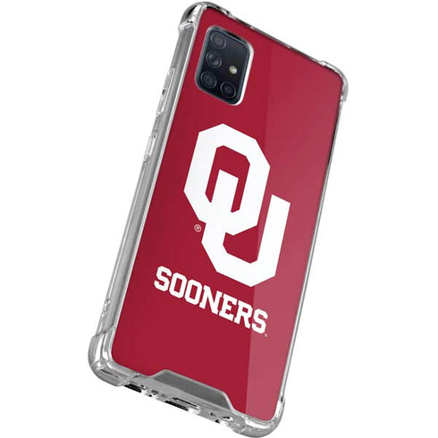 University of Oklahoma Sooners Red Galaxy A51 5G Clear Case