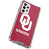 University of Oklahoma Sooners Red Galaxy A53 5G Clear Case