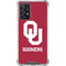 University of Oklahoma Sooners Red Galaxy A72 5G Clear Case