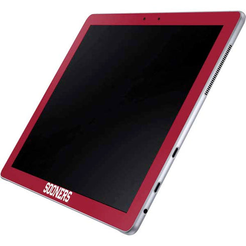 University of Oklahoma Sooners Red Galaxy Book 12in Skin
