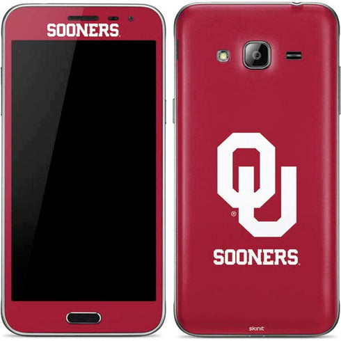 University of Oklahoma Sooners Red Galaxy J3 Skin