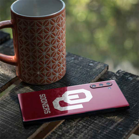 University of Oklahoma Sooners Red Galaxy Note 10 Skin