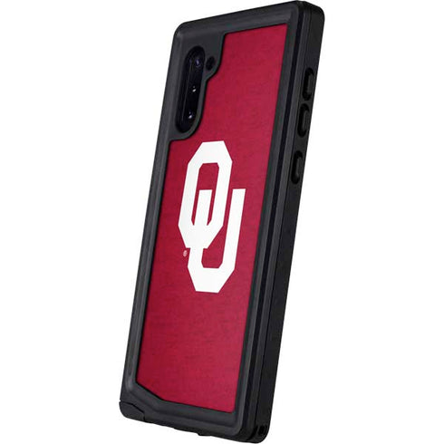 University of Oklahoma Sooners Red Galaxy Note 10 Waterproof Case