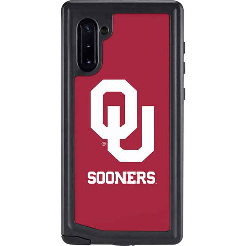 University of Oklahoma Sooners Red Galaxy Note 10 Waterproof Case