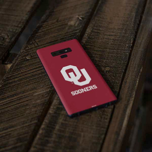 University of Oklahoma Sooners Red Galaxy Note 9 Skin