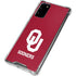 University of Oklahoma Sooners Red Galaxy Note20 5G Clear Case