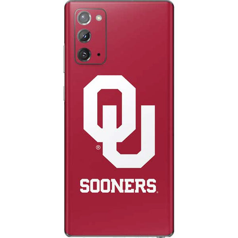 University of Oklahoma Sooners Red Galaxy Note20 5G Skin