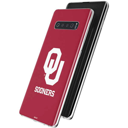 University of Oklahoma Sooners Red Galaxy S10 Plus Skin