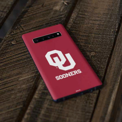 University of Oklahoma Sooners Red Galaxy S10 Plus Skin