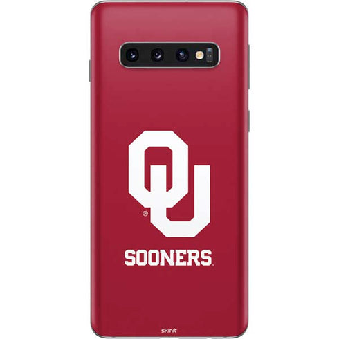 University of Oklahoma Sooners Red Galaxy S10 Skin
