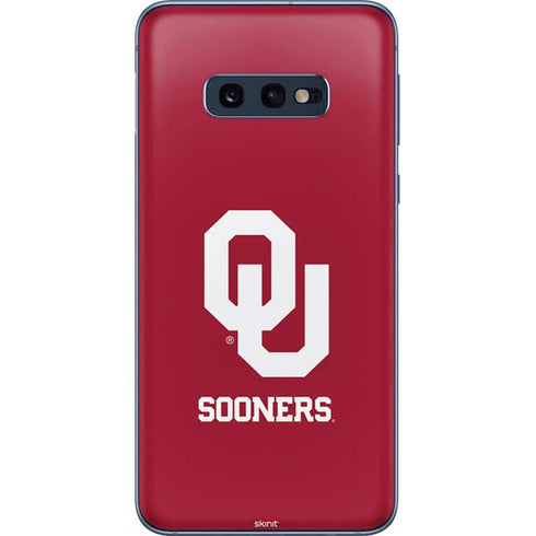 University of Oklahoma Sooners Red Galaxy S10e Skin