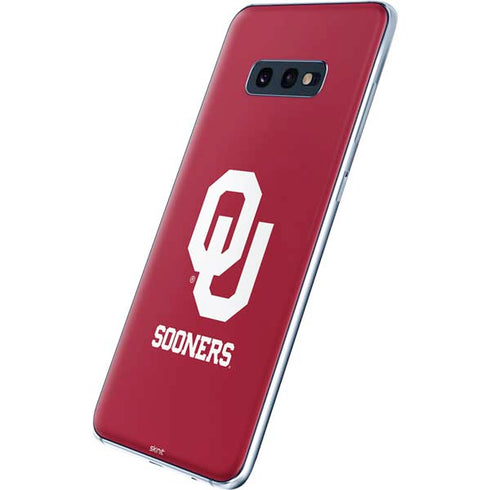 University of Oklahoma Sooners Red Galaxy S10e Skin