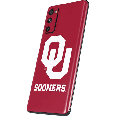 University of Oklahoma Sooners Red Galaxy S20 Fan Edition Skin