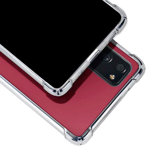 University of Oklahoma Sooners Red Galaxy S20 FE Clear Case