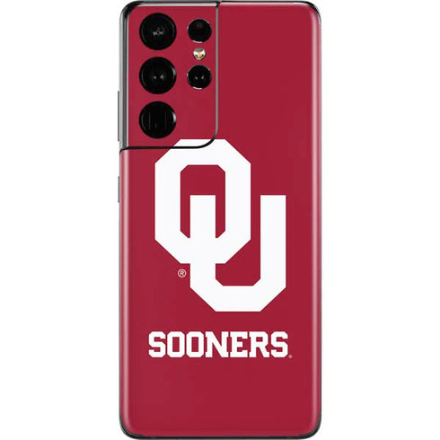 University of Oklahoma Sooners Red Galaxy S21 Ultra 5G Skin