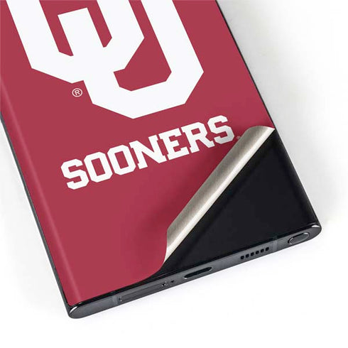 University of Oklahoma Sooners Red Galaxy S22 Ultra Skin