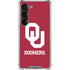 University of Oklahoma Sooners Red Galaxy S23 Clear Case