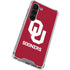University of Oklahoma Sooners Red Galaxy S23 Clear Case