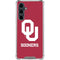 University of Oklahoma Sooners Red Galaxy S23 FE Clear Case