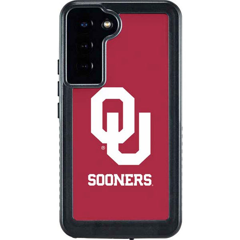 University of Oklahoma Sooners Red Galaxy S23 Plus Waterproof Case