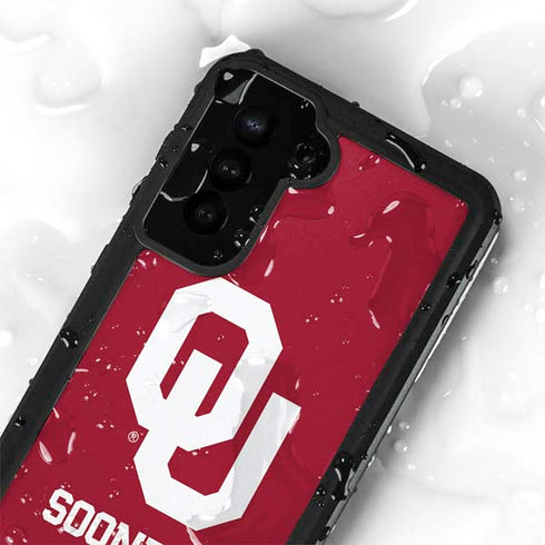 University of Oklahoma Sooners Red Galaxy S23 Plus Waterproof Case