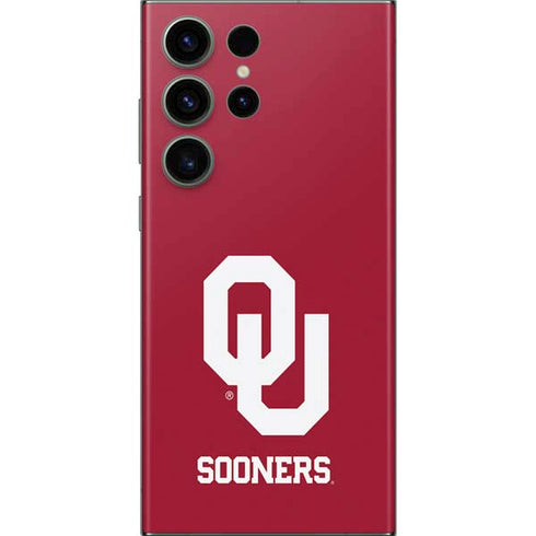 University of Oklahoma Sooners Red Galaxy S23 Ultra Skin