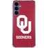 University of Oklahoma Sooners Red Galaxy S24 Clear Case