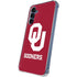 University of Oklahoma Sooners Red Galaxy S24 Clear Case