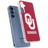 University of Oklahoma Sooners Red Galaxy S24 Clear Case