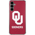 University of Oklahoma Sooners Red Galaxy S24 Plus Clear Case