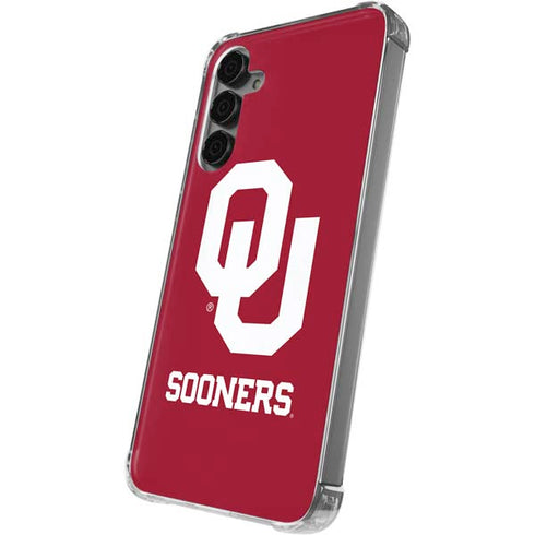University of Oklahoma Sooners Red Galaxy S24 Plus Clear Case